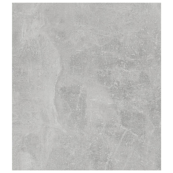 vidaXL Table d'appoint gris béton 60x40x45 cm Bois d'ingénierie