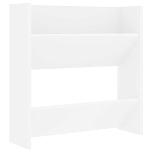 Weiße Wand-Schuhschränke, 4er Set