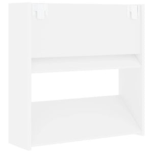 Weiße Wand-Schuhschränke, 4er Set