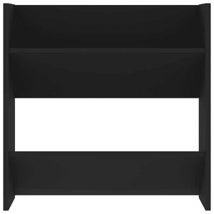 Schwarzer Wand-Schuhschrank 60 cm