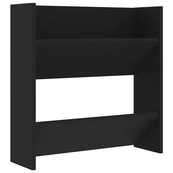 Wand Schuhschrank Schwarz, 4er Set