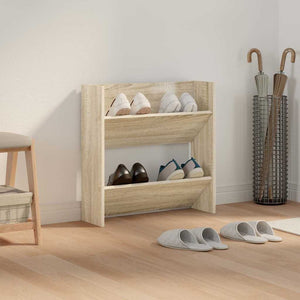 Wand-Schuhschrank Sonoma Eiche 60cm
