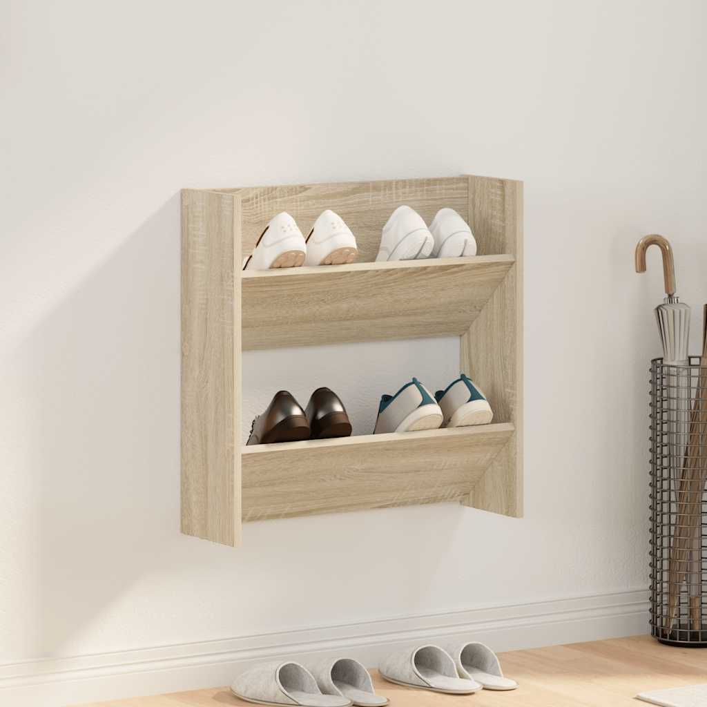 Wand-Schuhschrank Sonoma Eiche 60cm