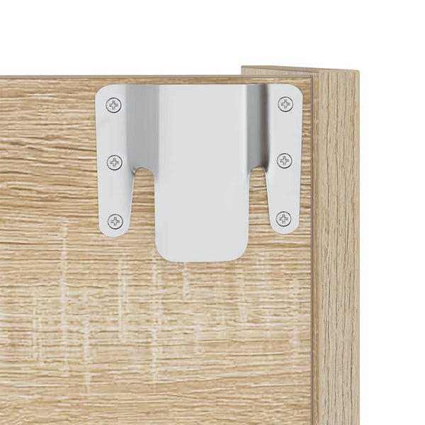 Wand Schuhschrank Sonoma Eiche, 2er Set