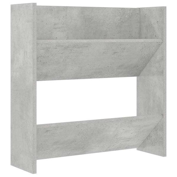 Wand Schuhschrank Betongrau 60cm