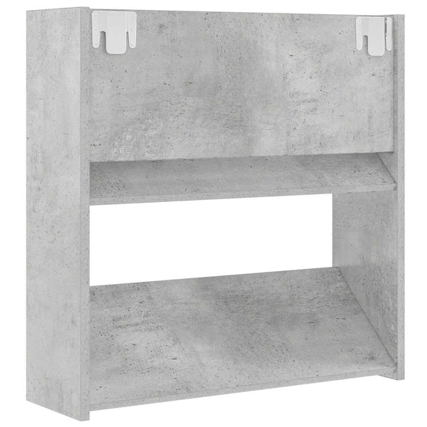 Wand Schuhschrank Betongrau 60cm