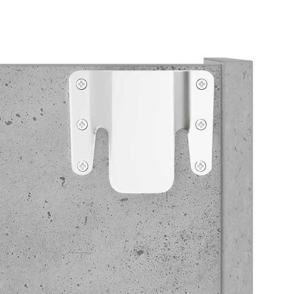 Wand Schuhschrank Betongrau 60cm