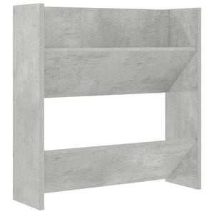 Wand-Schuhschränke, Betongrau, 2er-Set