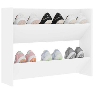 Wand Schuhschrank Weiß 80cm