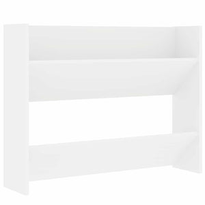 Weiße Wand-Schuhschränke, 2er Set