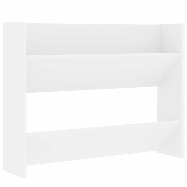 Weiße Wand-Schuhschränke, 2er Set