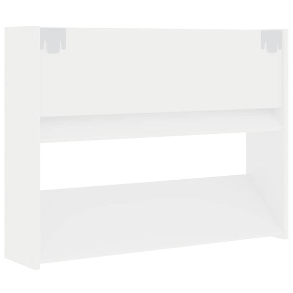 Weiße Wand-Schuhschränke, 2er Set