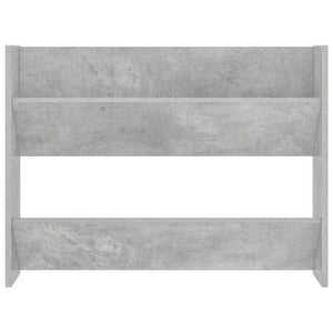 Wand-Schuhschrank Betongrau, 2er Set