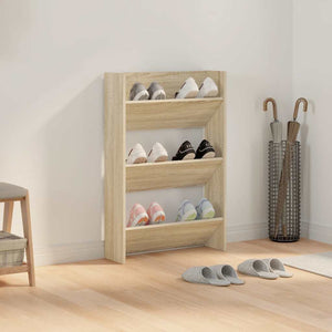 Wand Schuhschrank Sonoma Eiche 60cm