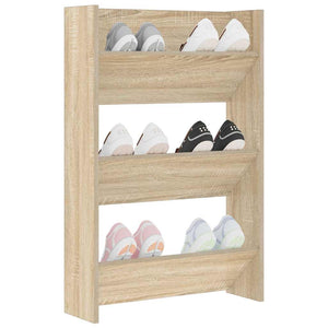 Wand Schuhschrank Sonoma Eiche 60cm