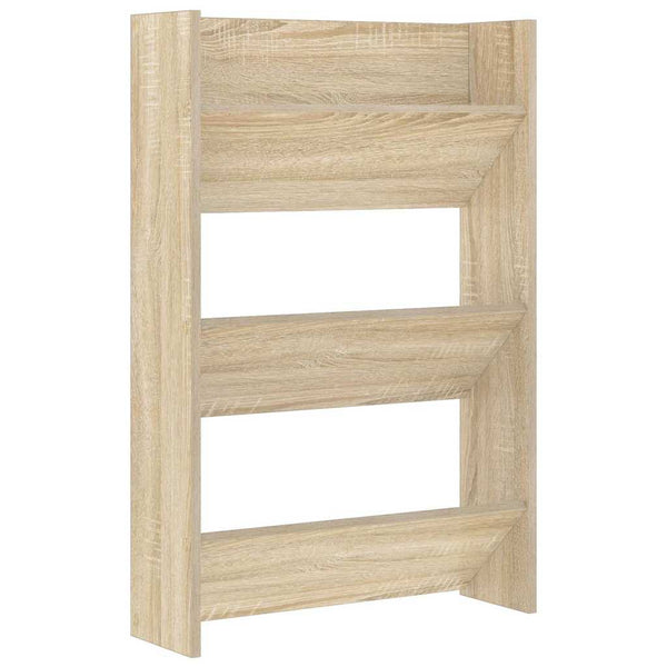 Wand Schuhschrank Sonoma Eiche, 2er Set