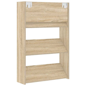 Wand Schuhschrank Sonoma Eiche, 2er Set