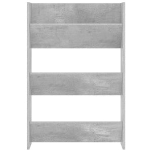 Wand Schuhschrank Betongrau 60x90 cm