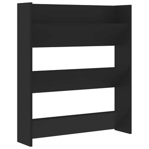 Wand Schuhschrank Schwarz 80x90 cm