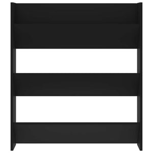 Wand Schuhschrank Schwarz 80x90 cm