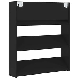 Wand Schuhschrank Schwarz 80x90 cm