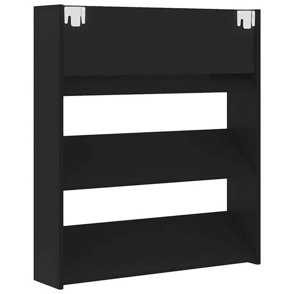 Wand Schuhschrank Schwarz 80x90 cm