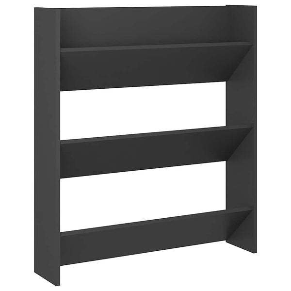Wand Schuhschrank Grau 80x90 cm