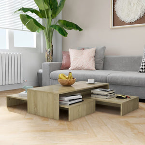 Satztisch-Set Sonoma-Eiche, 2-teilig