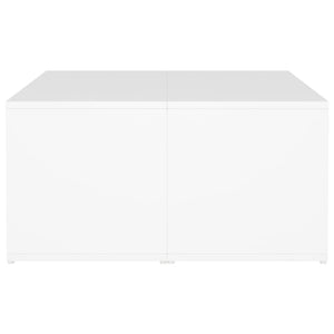 Weiße Couchtische 4er-Set 33x33 cm