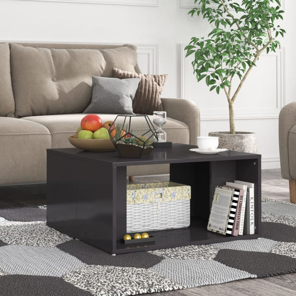Couchtische Grau Hochglanz 4er-Set