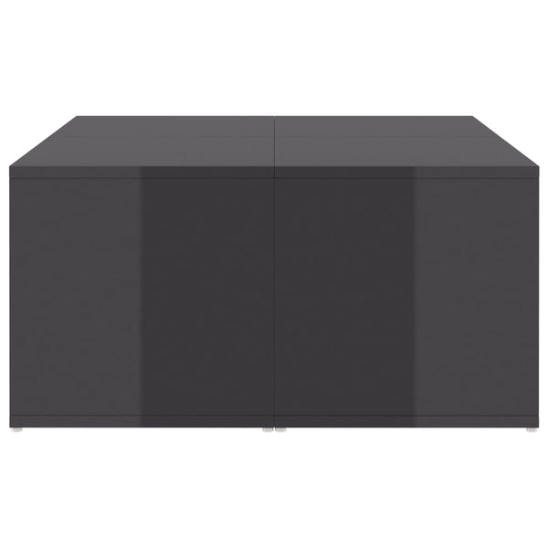 Couchtische Grau Hochglanz 4er-Set