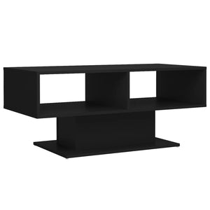 Schwarzer Couchtisch 103,5x50 cm
