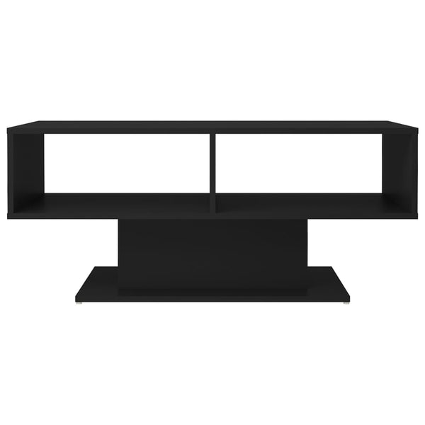 Schwarzer Couchtisch 103,5x50 cm