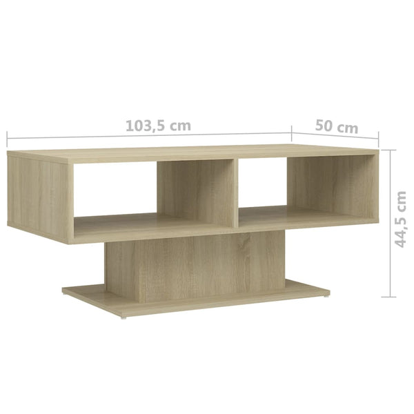 Sonoma Eiche Couchtisch, 103,5 cm