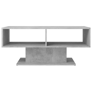 Betongrauer Couchtisch, 103,5 cm