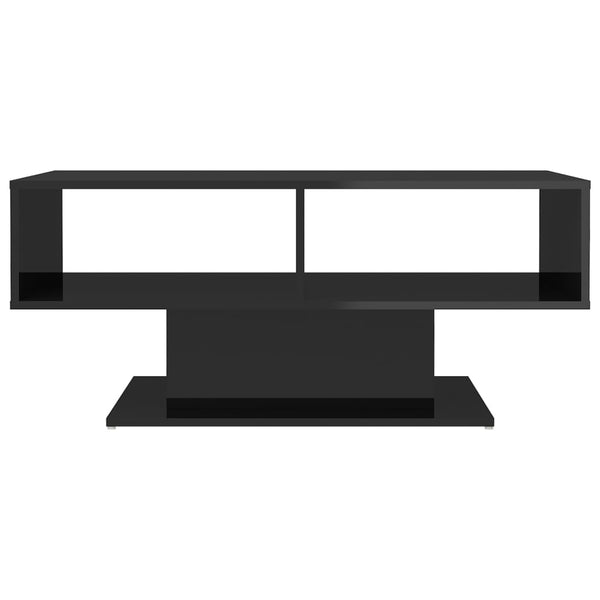 Hochglanz Couchtisch Schwarz