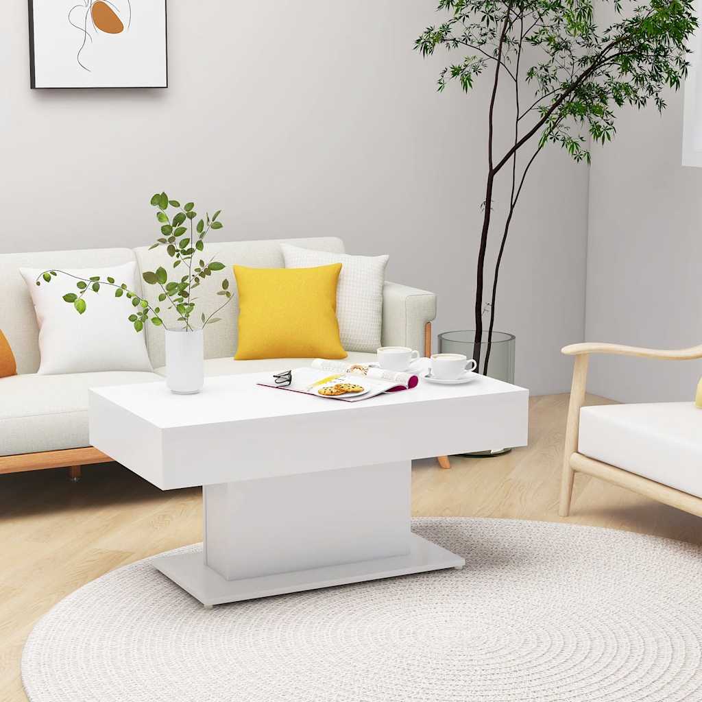 Weißer Couchtisch 96x50 cm