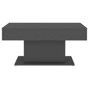 Grauer Couchtisch 96x50 cm