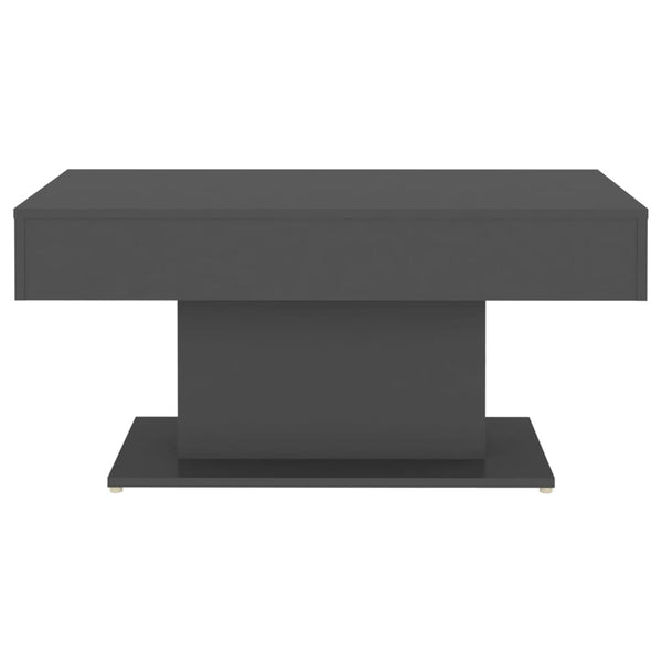 Grauer Couchtisch 96x50 cm
