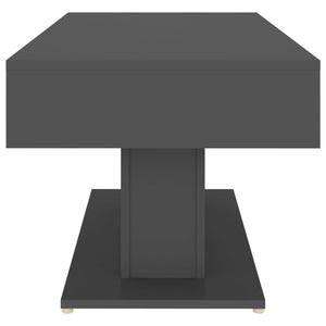 Grauer Couchtisch 96x50 cm