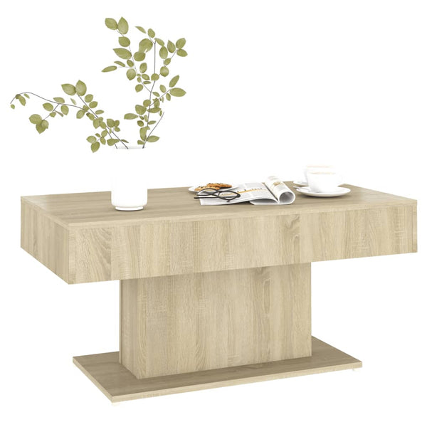 Sonoma Eiche Couchtisch 96x50 cm
