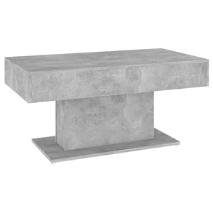 Betongrauer Couchtisch, 96 cm
