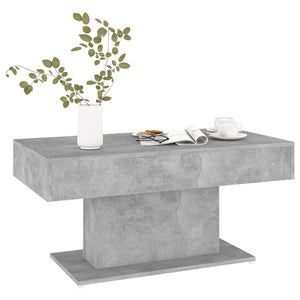 Betongrauer Couchtisch, 96 cm