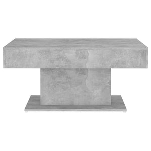 Betongrauer Couchtisch, 96 cm