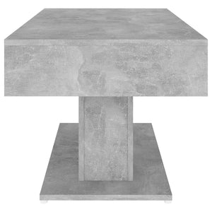 Betongrauer Couchtisch, 96 cm