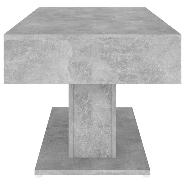 Betongrauer Couchtisch, 96 cm
