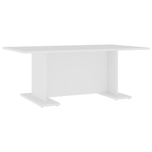Weißer Couchtisch Holzwerkstoff 103,5 cm