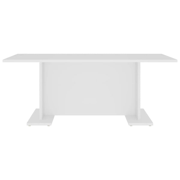 Weißer Couchtisch Holzwerkstoff 103,5 cm
