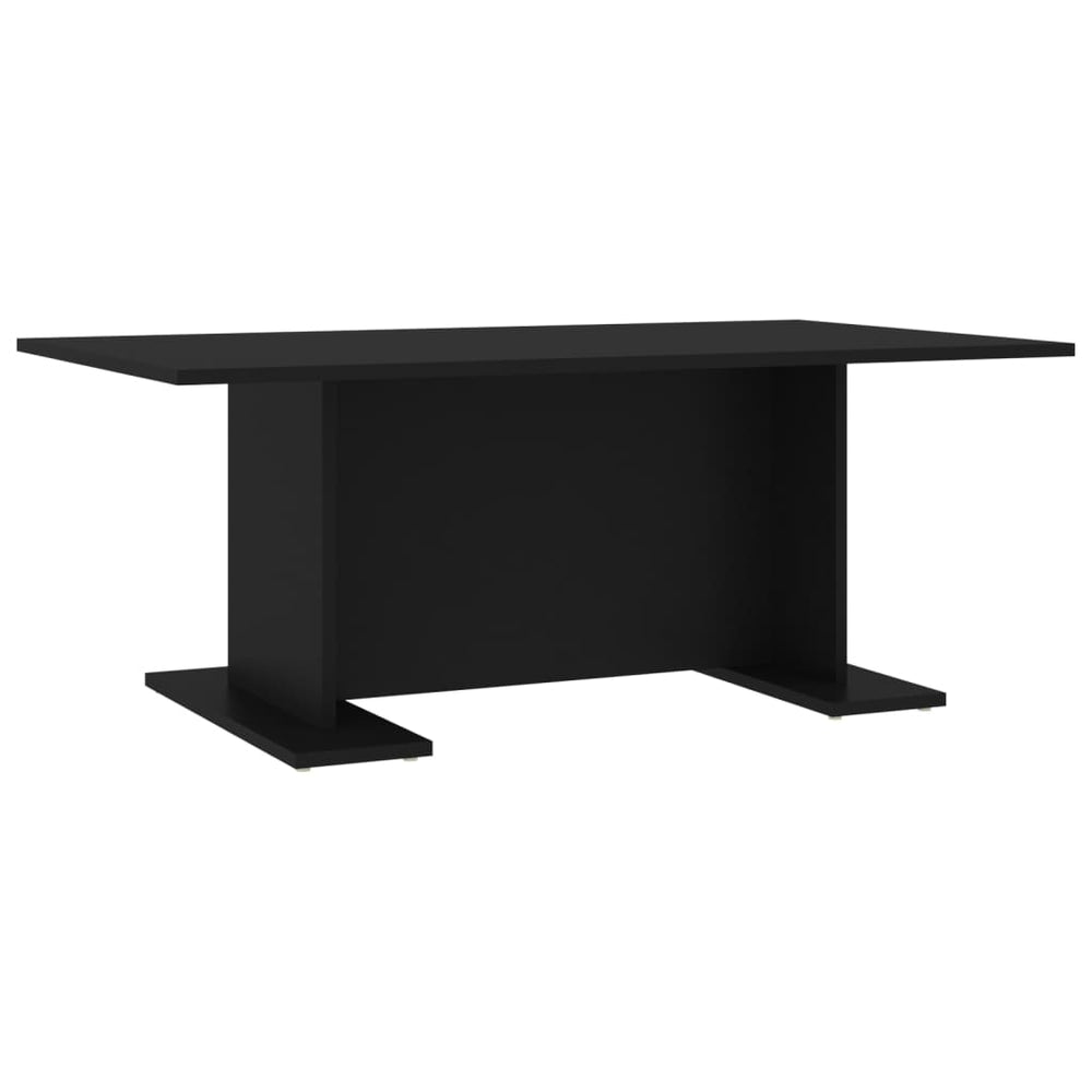 vidaXL Table basse noir 103,5x60x40 cm Bois d'ingénierie