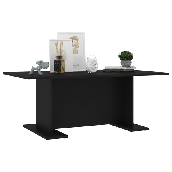 Schwarzer Couchtisch 103,5x60 cm